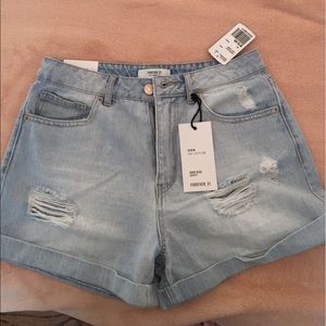NEW forever 21 high waisted shorts