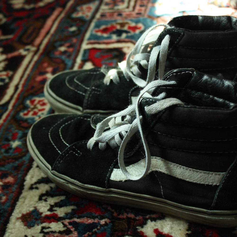 Unisex Vans Black High Tops