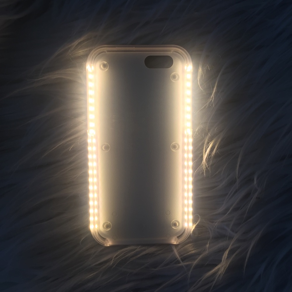 White Lumee light up phone case ☮️☮️ - Picture 3 of 4