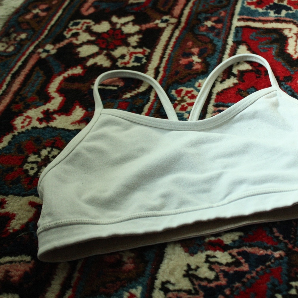 White Lululemon Sports Bra