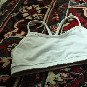 White Lululemon Sports Bra