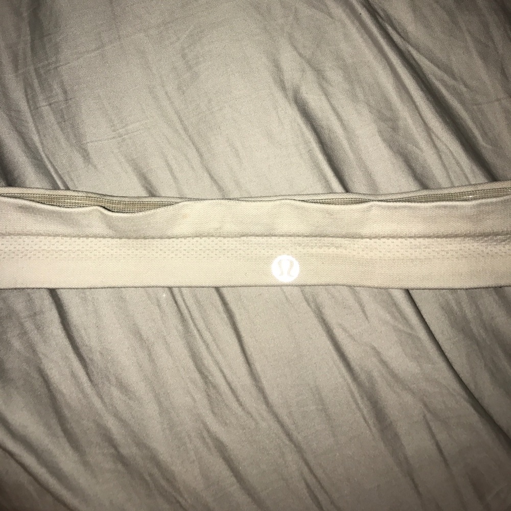 white lulu thin headband