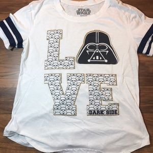 Hot topic Girls Dark Side Star Wars Tee