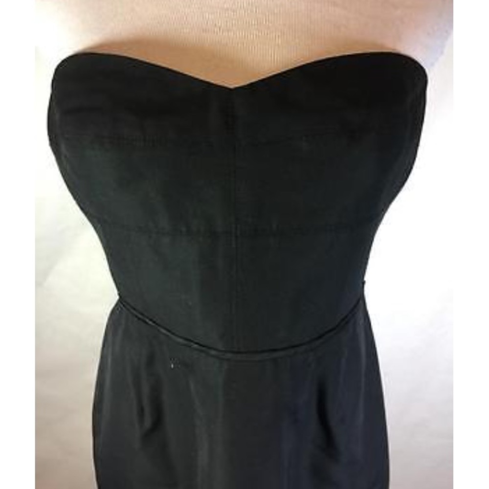 J.Crew Rory Black Strapless Dress - Picture 3 of 4
