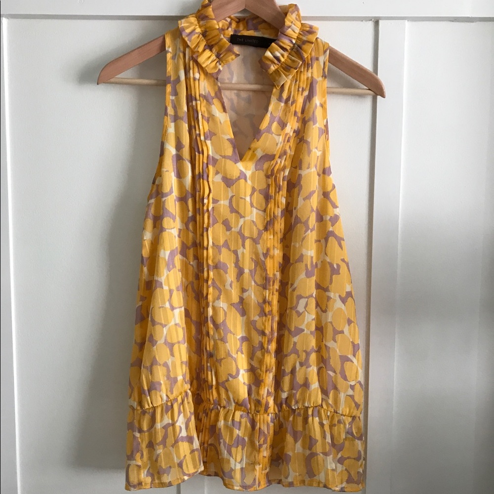 Yellow patterned Limited blouse