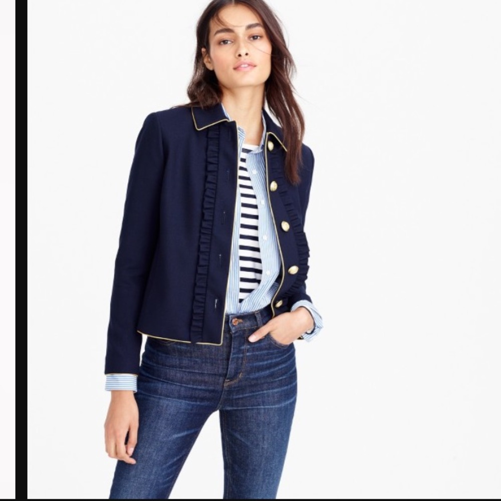J.Crew Ruffle Jacket