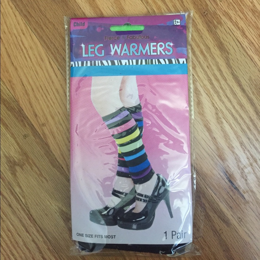 NIB Rainbow 🌈 80's style leg warmers!