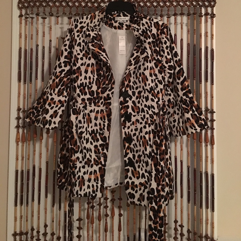 Leopard print jacket