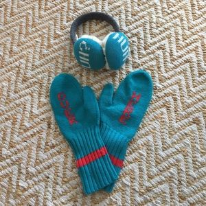 Kate Spade gloves and ear muffs