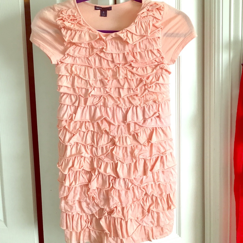 Gap M 💯% Cotton Dress for Girls with Ruffles