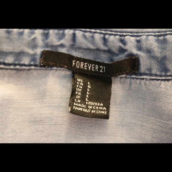 Jean Button-Up Shirt - Picture 2 of 2