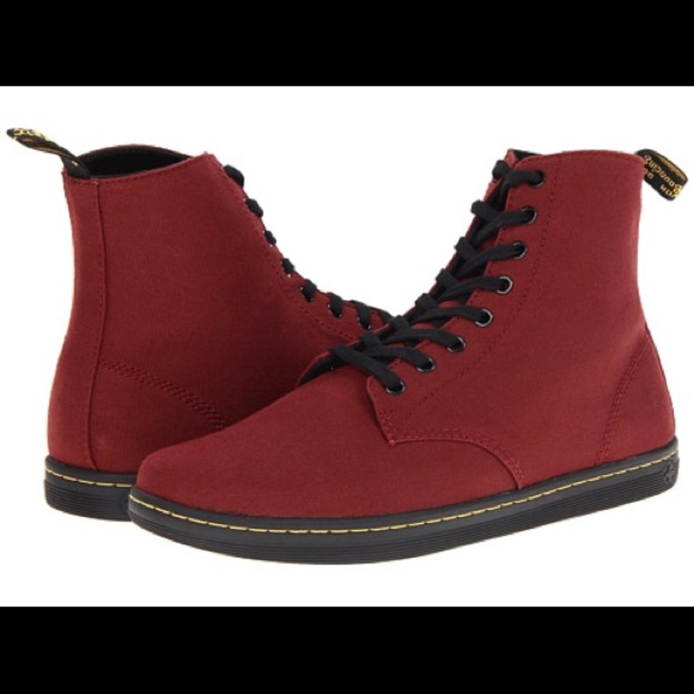 Red Soft Doc Martens