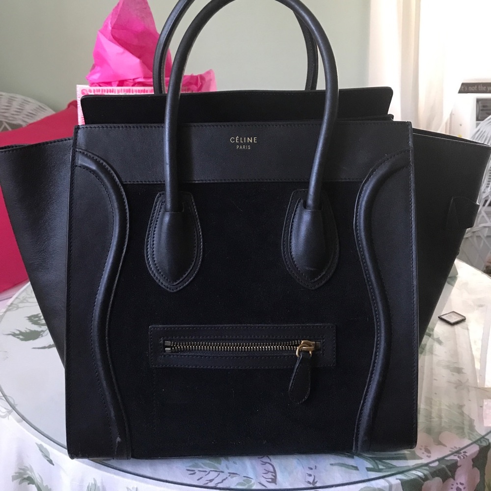 Celine luggage tote bag