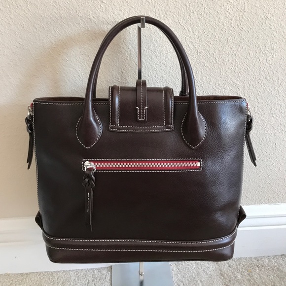 Dooney&Bourke Florentine Toscana Side Zip Satchel - Picture 2 of 8