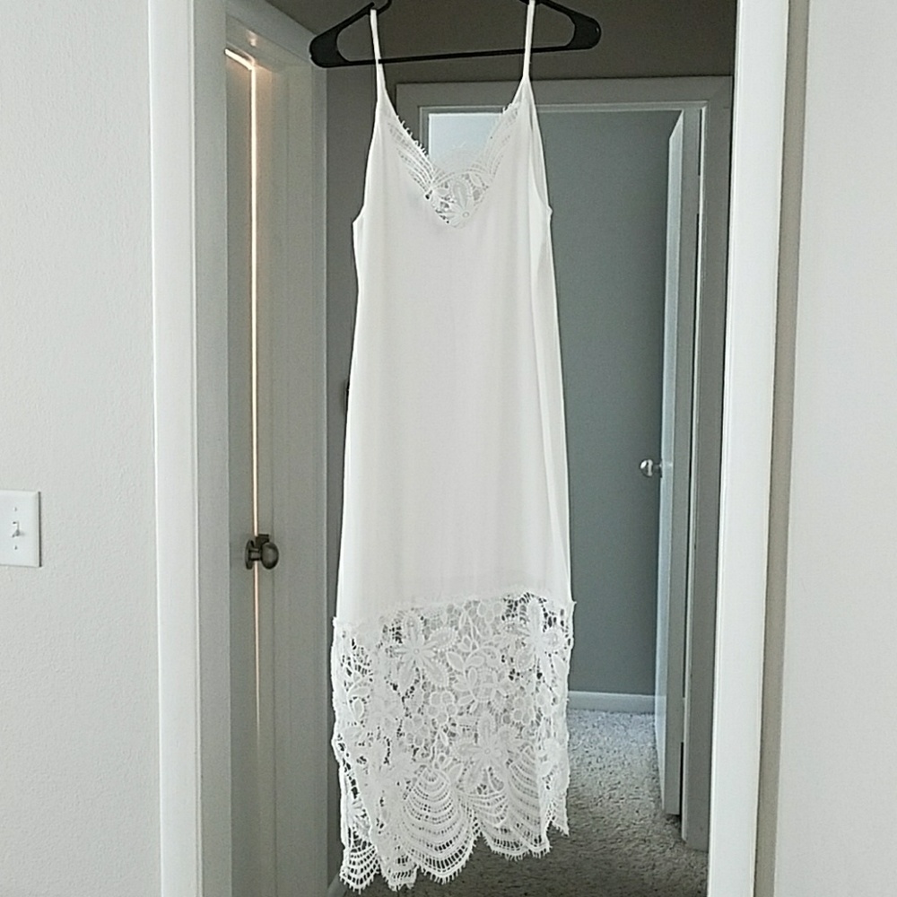 NWT boutique Little white dress
