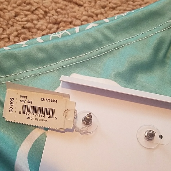 Kendra Scott whit earrings in dark silver - Picture 3 of 3