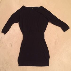 Black express body con dress