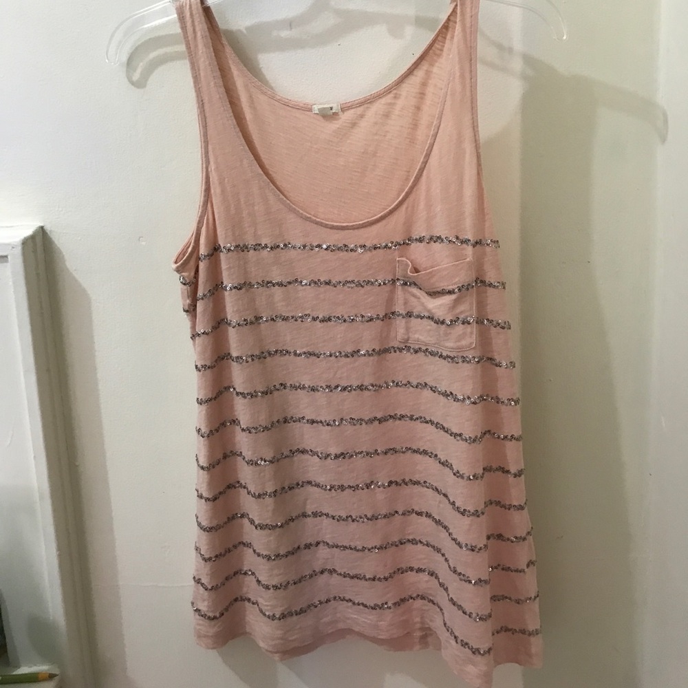 J. Crew Sequin Tank Top