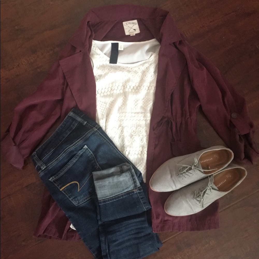 Maroon Fall Jacket