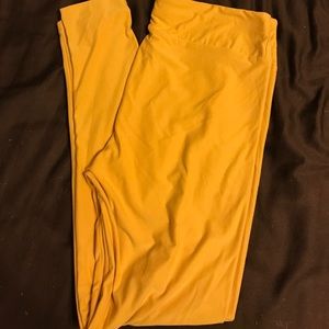 LuLaRoe TC MUSTARD leggings