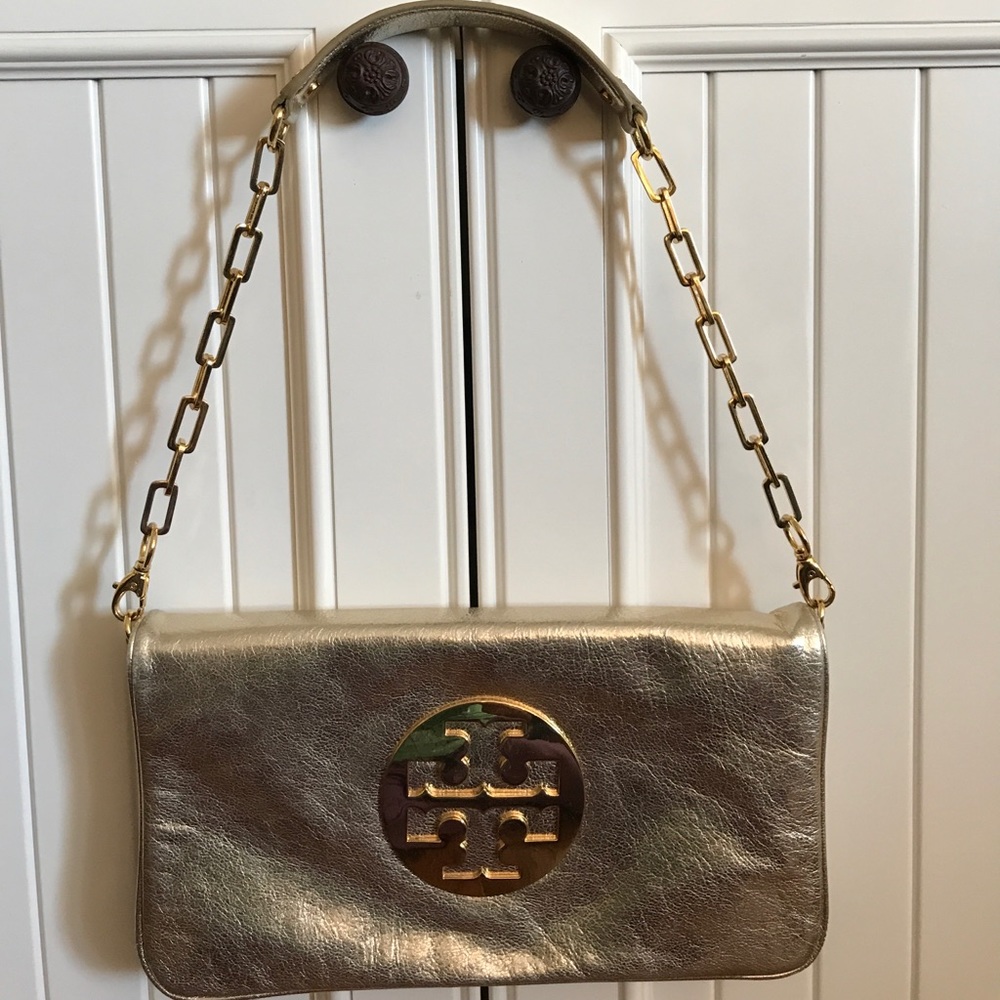 Tory Burch Gold Reva bag