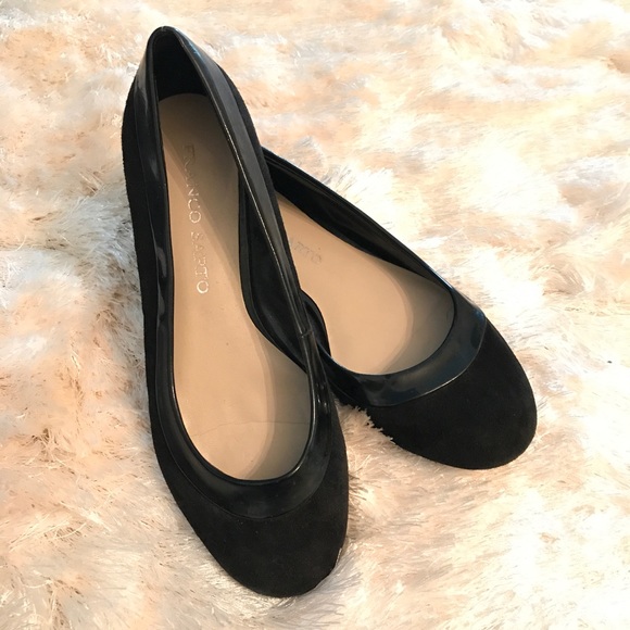 🔥Franco Sarto Suede Patent Flats - Picture 2 of 5