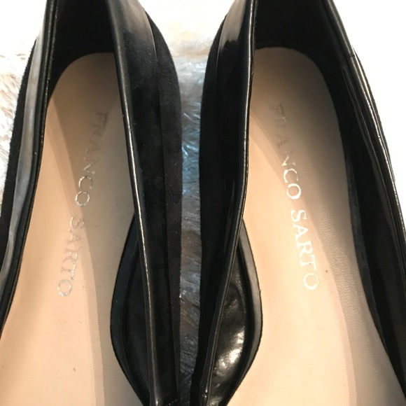 🔥Franco Sarto Suede Patent Flats - Picture 3 of 5
