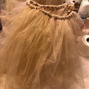 Gold tulle/tutu skirt