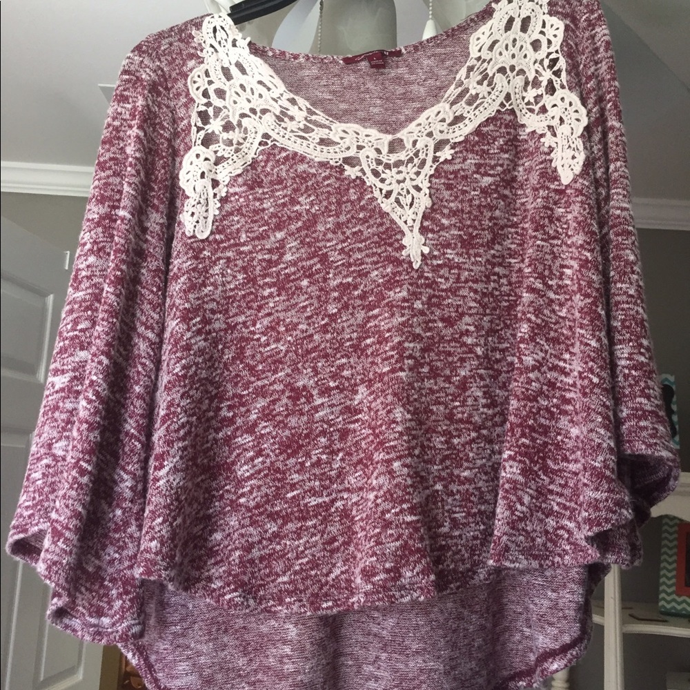 Bell sleeve top
