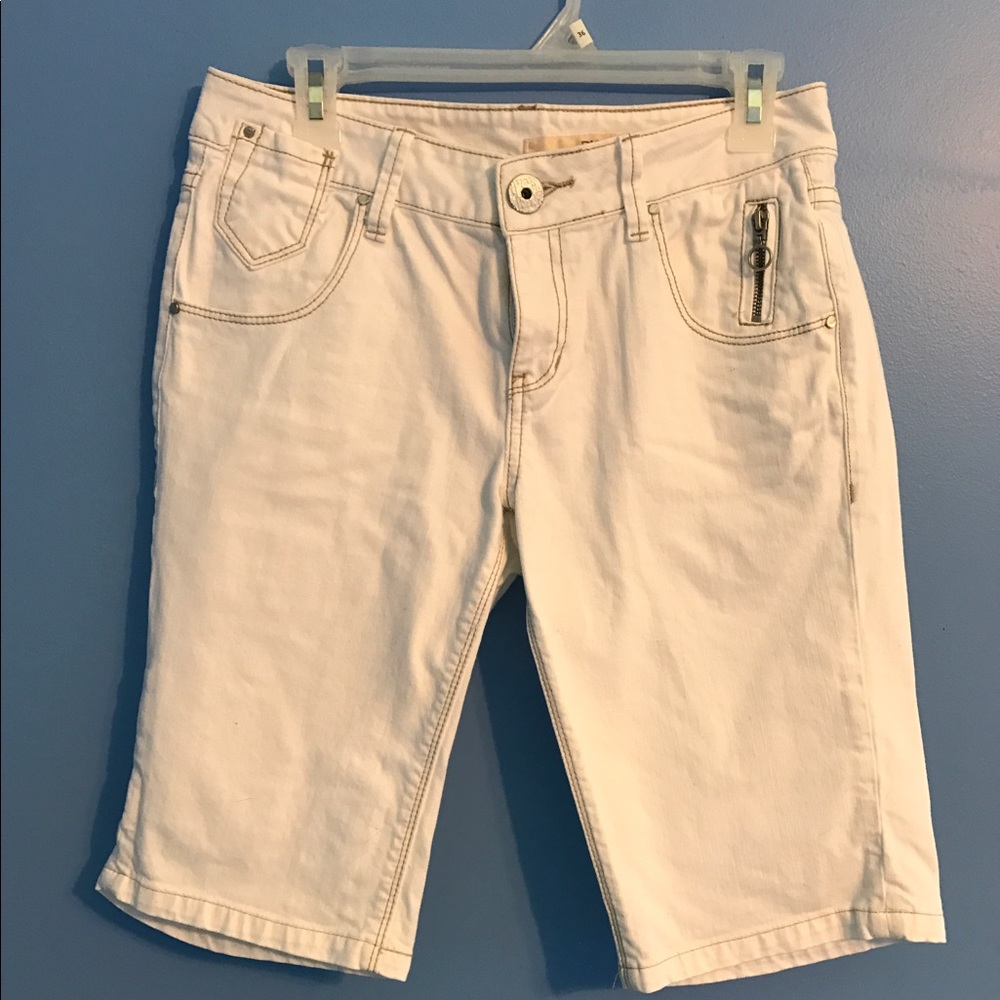 White DKNY Shorts