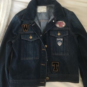 Jean Jacket with Patches from Forever 21