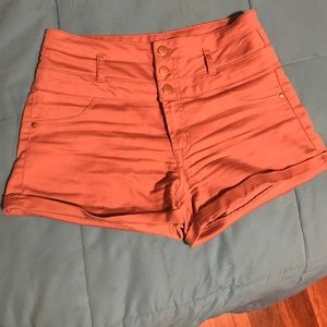 High waisted shorts