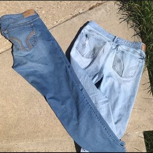 Hollister Skinny jeans with holes