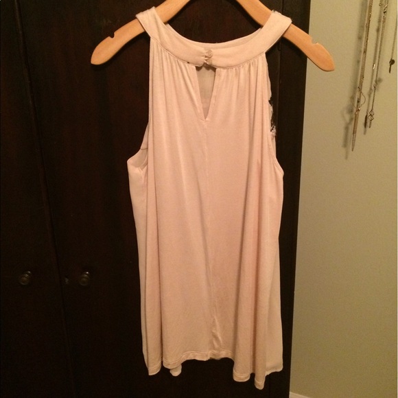 The Limited Pale Pink Halter with Sequin Detail - Picture 7 of 11