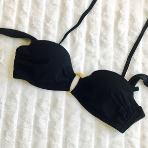 NATORI black bikini top 👙