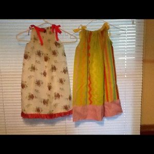 2 Handmade Girls dresses