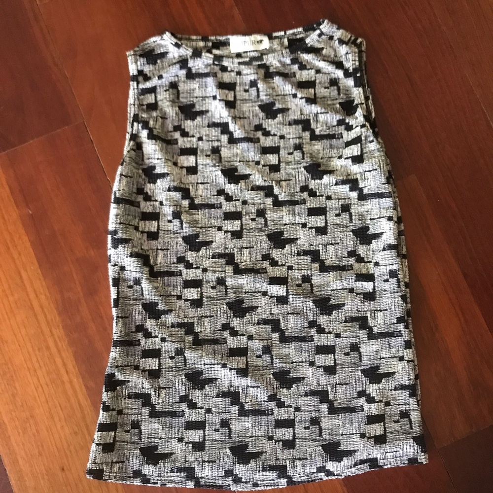 4/$25 Geo Print Sleeveless Top