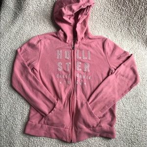 Pink Hollister Hoodie