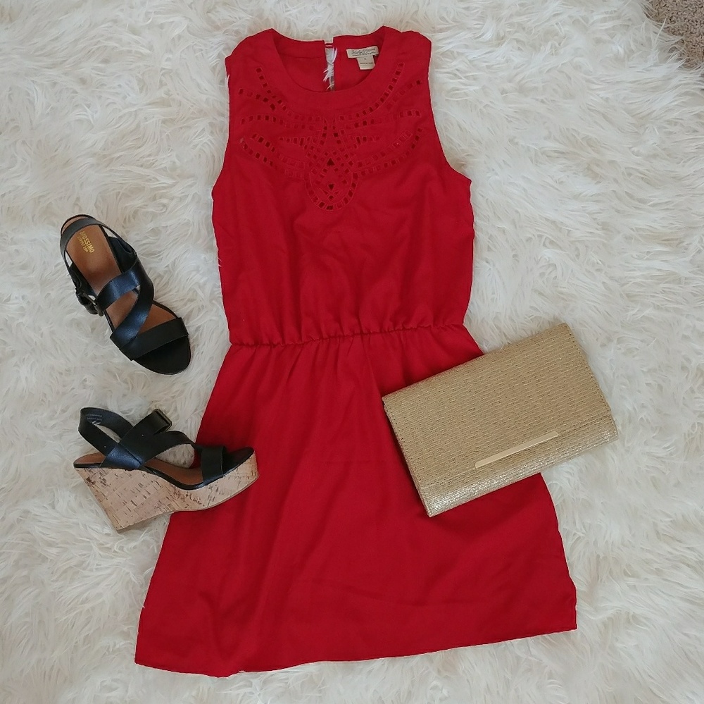 NWOT Lucky Brand Red Dress