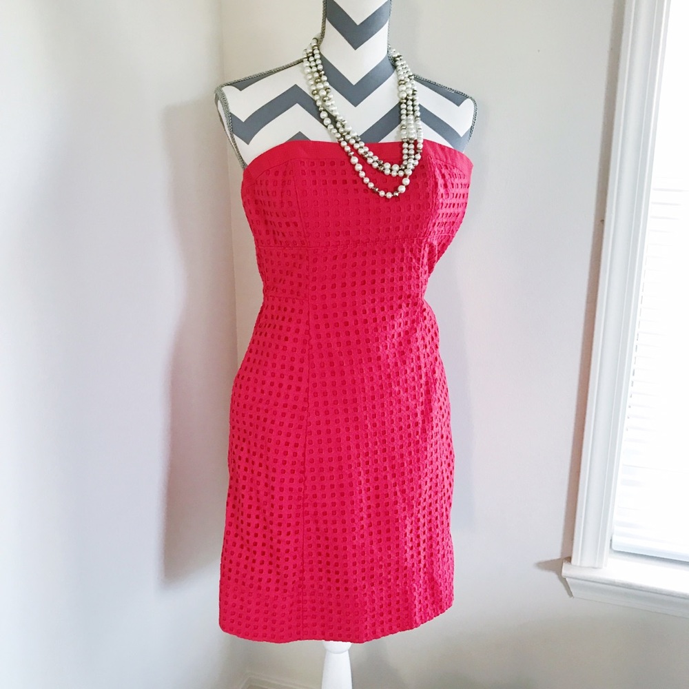 Red Crotchet WHBM Dress
