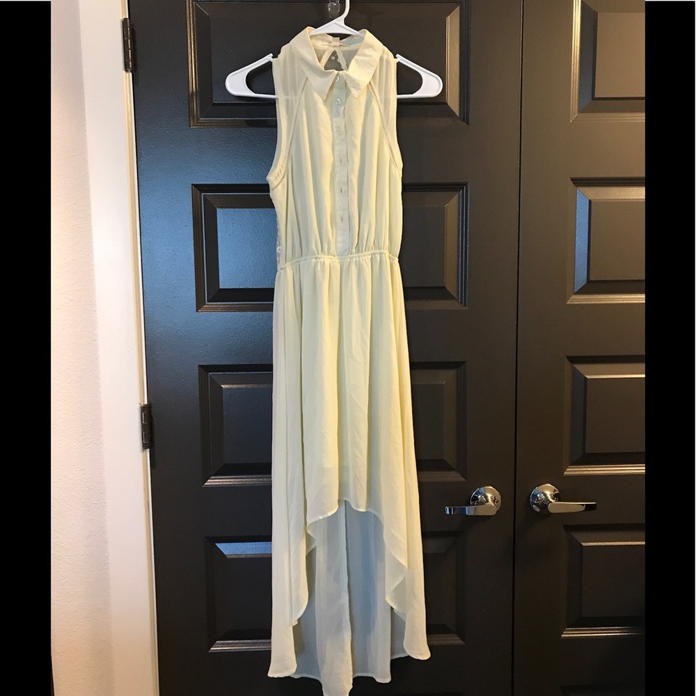 Short front long back dress