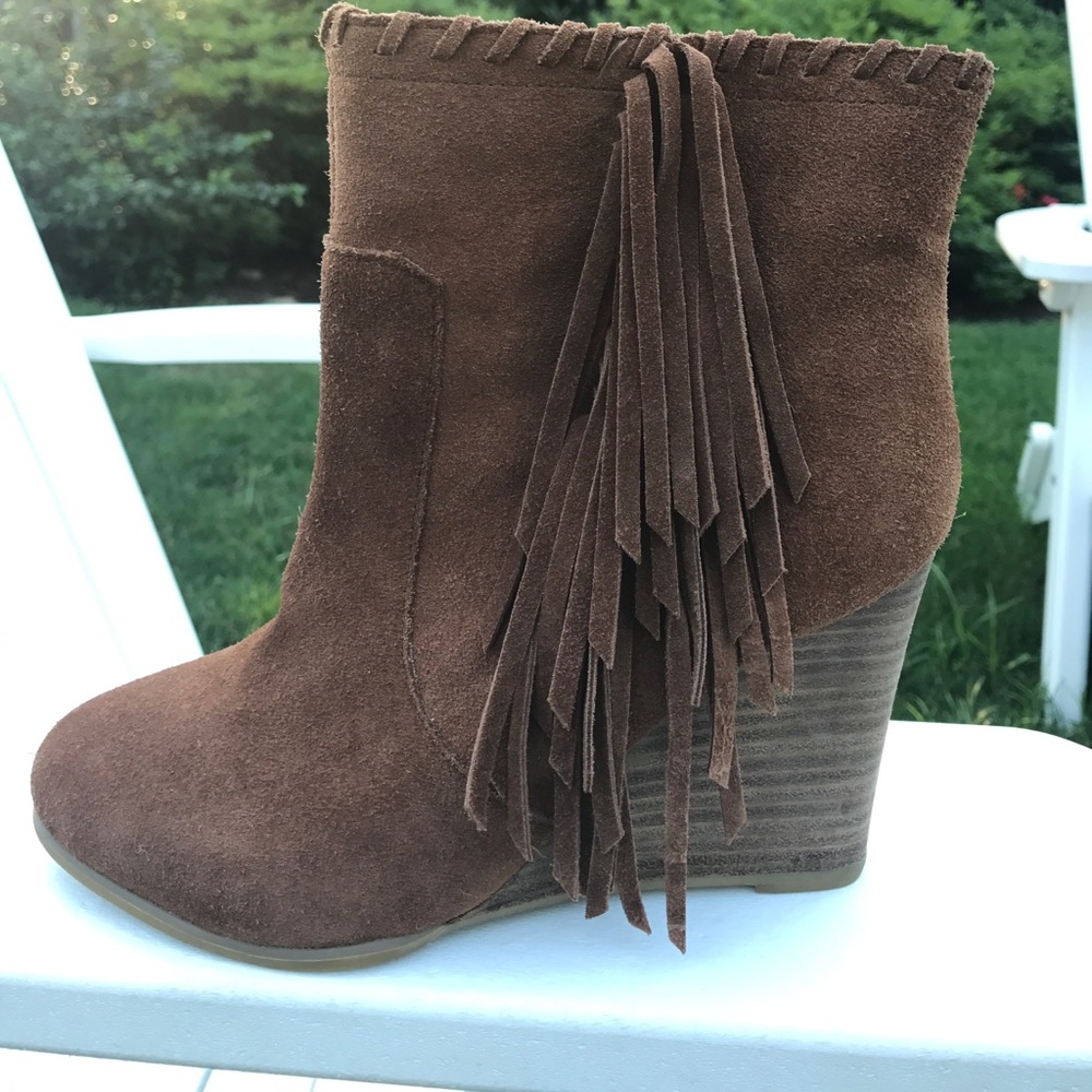 Steve Madden Fringe Booties!
