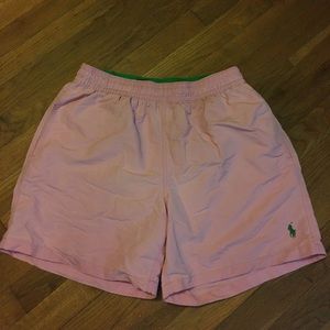 Pink Polo Ralph Lauren Swim Trunks SIZE M