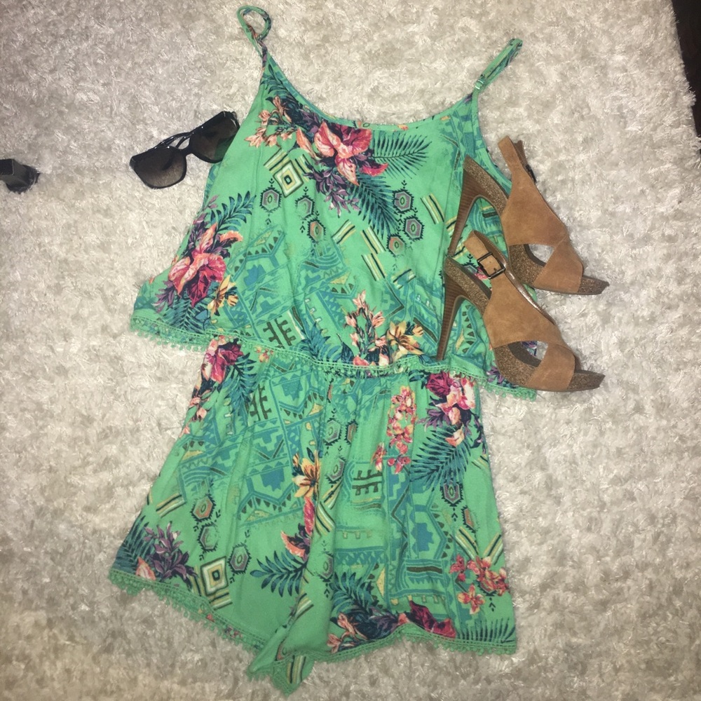 American Rag Floral Romper