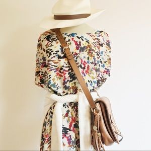 New w/ Tag Alice + Olivia Chiffon Watercolor Dress