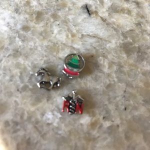 Set of 3 New Origami Owl Charms