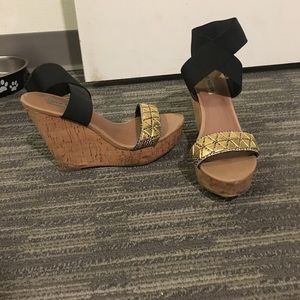 Steve Madden Cork Wedges