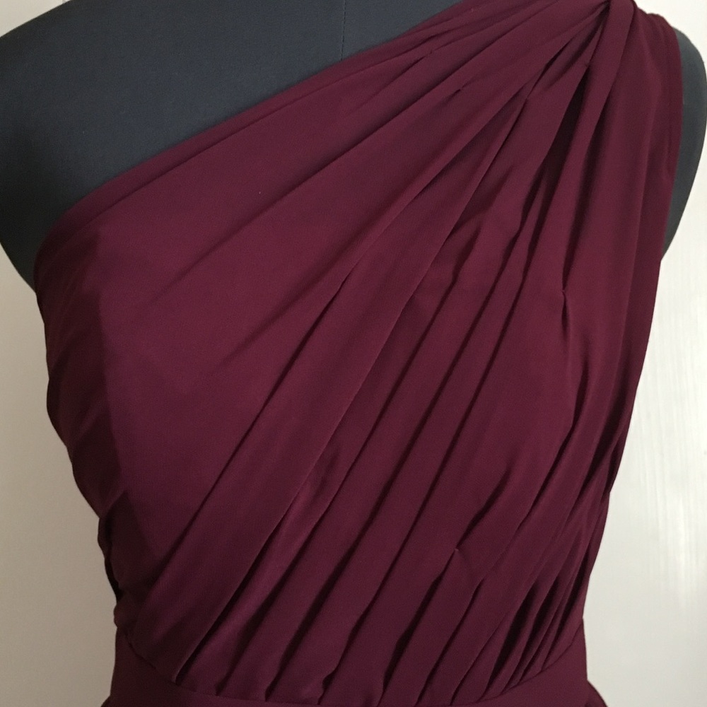 BILL LEVKOFF Wine Cocktail Dress - Picture 2 of 6