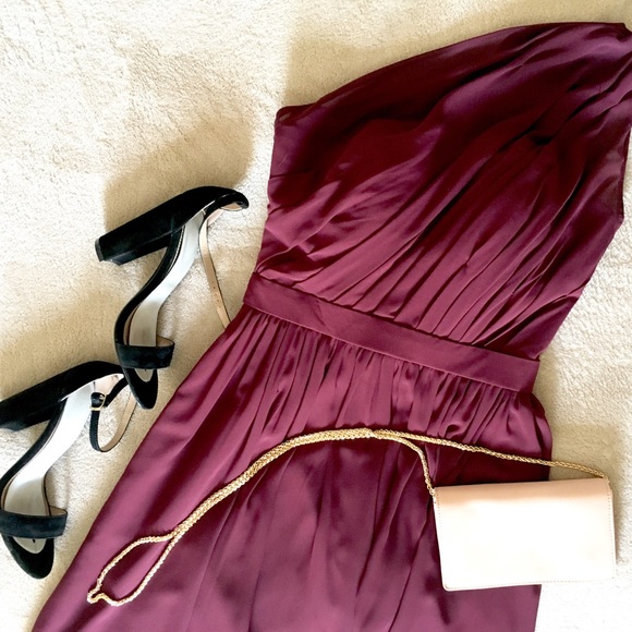 Bill Levkoff Dresses & Skirts - BILL LEVKOFF Wine Cocktail Dress