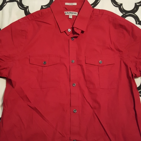 Express Other - Express MK2 Long Sleeved Fitted Dress Shirt